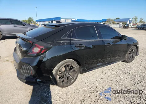 2017 Honda Civic Sport Touring from USA, damaged, VIN SHHFK7H9XHU214800